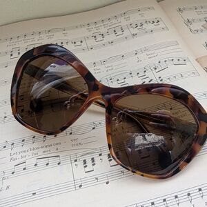 Jonathan Adler Tortoiseshell Round Women’s Sunglasses - Brown Lenses